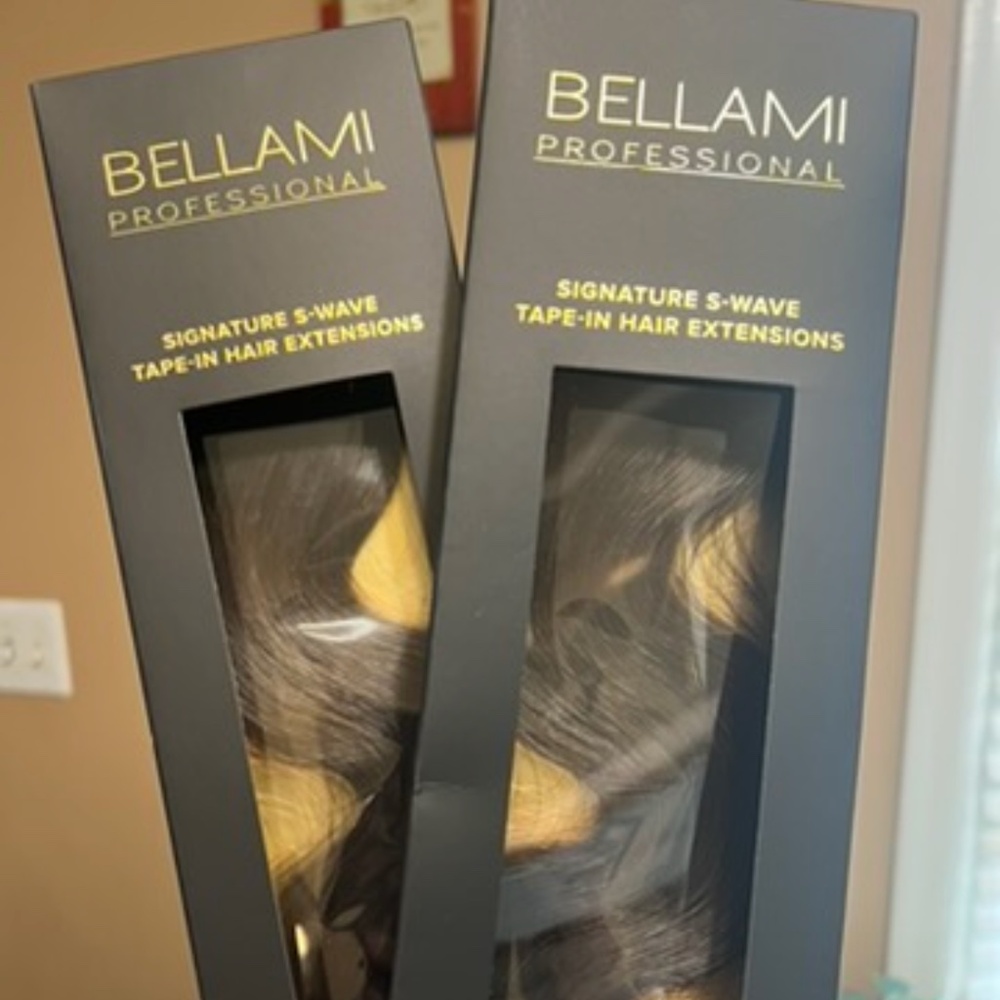 (2) SEALED packs of 20” tape ins- BELLLAMI